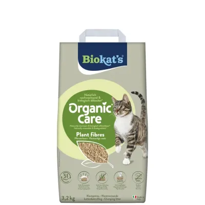 Рослинний наповнювач для котячого туалету Biokats Organic Care 8л/3,2кг
