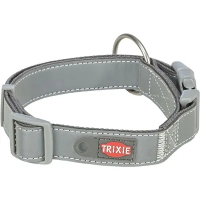 Нашийник Trixie для собак Premium Reflect світло відбиваючий графіт