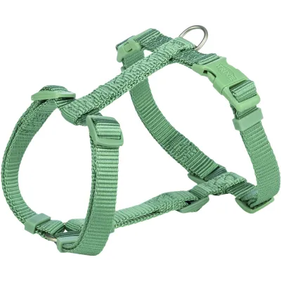 Шлея Trixie Premium H-harness для собак 25 мм светло-зелёная