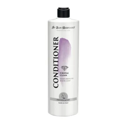 Iv San Bernard TRADITIONAL кондиціонер для собак і котів CRISTAL CLEAN для білої шерсті 500мл