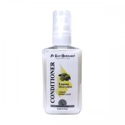 Iv San Bernard TRADITIONAL кондиціонер для собак і котів ЛИМОН для короткої шерсті, антистатик 100мл