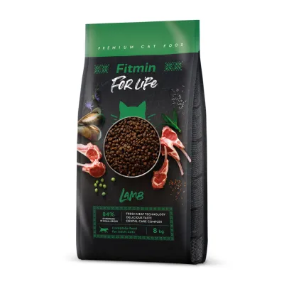 Fitmin cat For Life Adult Lamb (для дорослих котів з ягням)