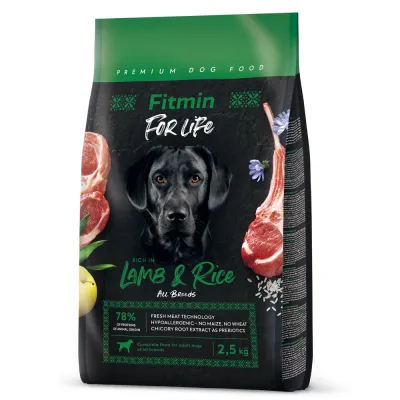 Fitmin dog For Life Lamb & Rice Mini (для дорослих собак малих порід ягня з рисом)