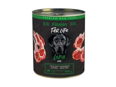 Консерва для собак Fitmin For Life з ягням