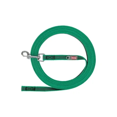 Повідець Trixie Tracking leash для собак прогумований зелений