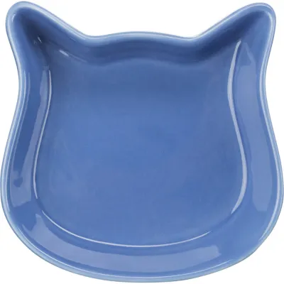 Миска Trixie для котів керамічна в формі котячої голови 0,25 л 12 х 12 см