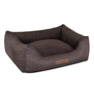 Лежак для собак шоколадний Pet Fashion DEVID
