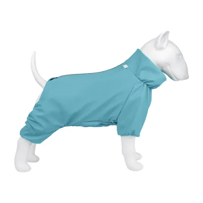 Дощовик для собак WAUDOG Clothes, водонепроникний, блакитний