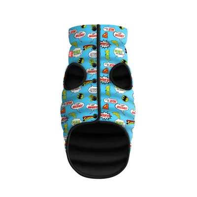 Курточка для собак WAUDOG Clothes з малюнком "Ліга Справедливості", В 87-90 см, С 60-65 см