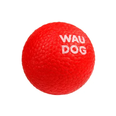 Игрушка для собак WAUDOG Fun Red Ball, вспененный термопластичный полиуретан, 70 мм