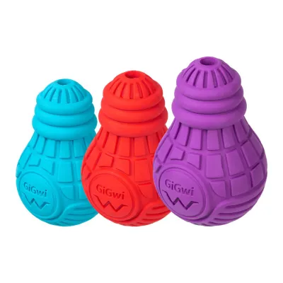Іграшка для собак гумова GiGwi Bulb Rubber, блакитна