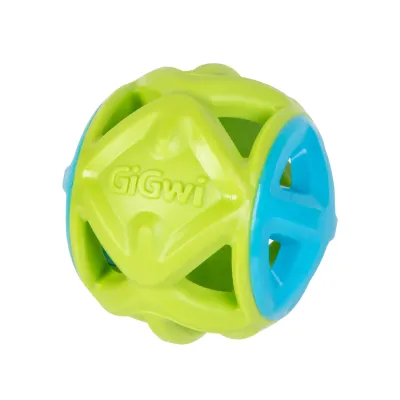 Іграшка для собак м'яч GiGwi Basic EDGE, салатовий, гума