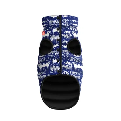 Курточка для собак WAUDOG Clothes з малюнком "Бетмен біло-блакитний", В 63-67 см, С 39-43 см