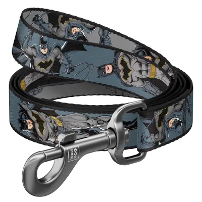 Поводок для собак нейлоновый WAUDOG Nylon, рисунок "Тень Бэтмена"