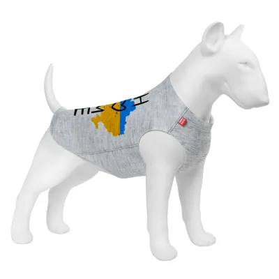 Майка для собак WAUDOG Clothes, рисунок «Дом»