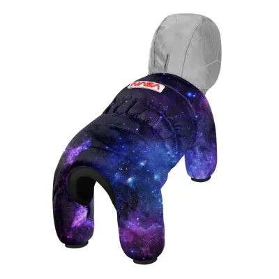 Комбінезон для собак WAUDOG Clothes малюнок "NASA21", В 58-61 см, С 33-38 см