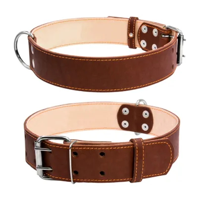 Нашийник "CoLLaR" подвійний коричневий