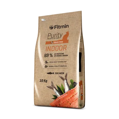 Fitmin cat Purity Indoor (для домашніх котів з лососем та рибою), 1,5 кг
