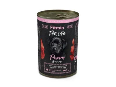 Консерва для цуценят з яловичиною Fitmin For Life 400 г