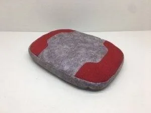 Матрац Фокс - сірий+червоний