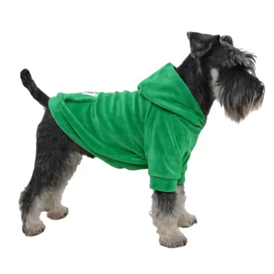 Кофта для собак DIEGO hoodie print 3 зелений