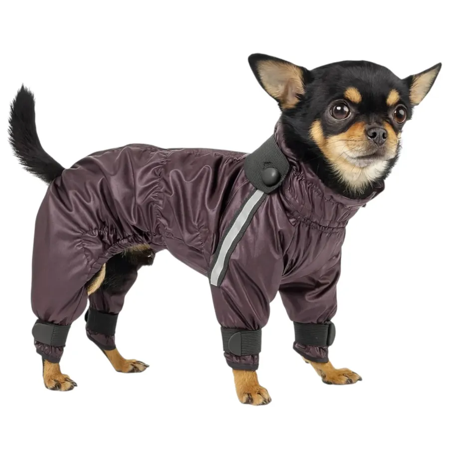 Комбинезон для собак DIEGO rain для девочек однотонный — фото 1