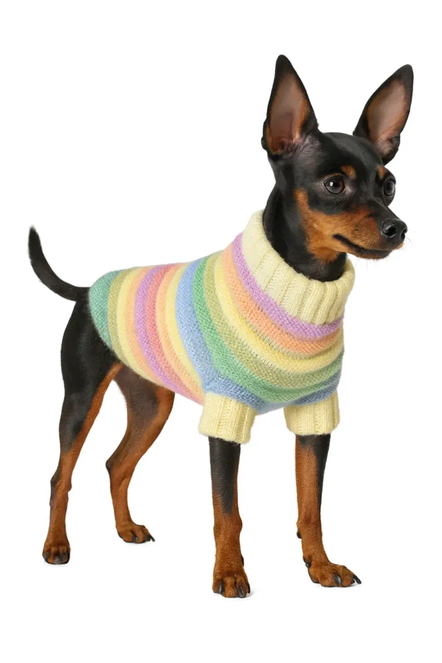 Светр для тварин sweater світла смужка — фото 1