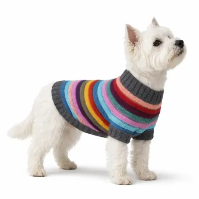 Светр для тварин sweater темна смужка