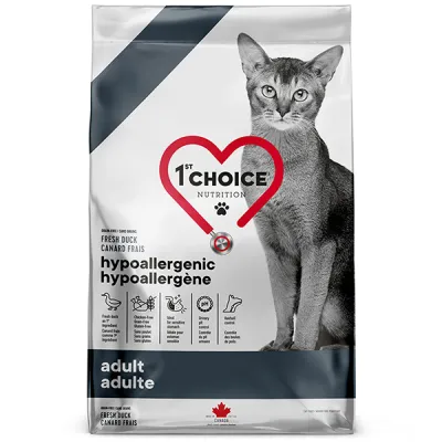 Сухой диетический беззерновой корм для кошек 1st Choice Adult Hypoallergenic