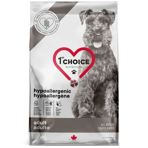 Сухой диетический беззерновой корм для собак 1st Choice Adult Hypoallergenic — фото 1