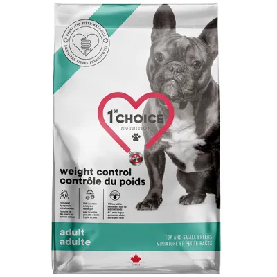 Сухой диетический корм для собак 1st Choice Adult Weight Control Toy and Small