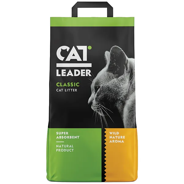 Наповнювач для котячого туалету суперпоглинальний Cat Leader Classic Wild Nature КЕТ ЛІДЕР КЛАСІК — фото 1