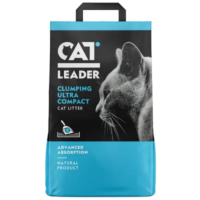 Наповнювач для котячого туалету грудкувальний Cat Leader Clumping КЭТ ЛИДЕР УЛЬТРАКОМПАКТ