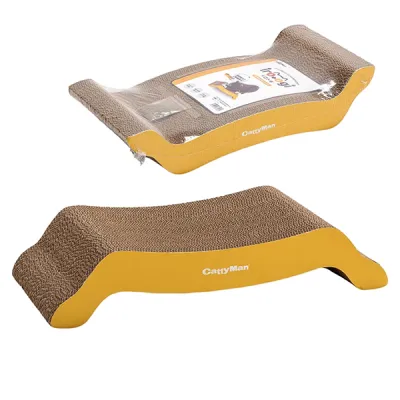 CattyMan Cardboard Scratcher Brige КЕТТІМЕН МІСТ картонна кігтеточка для котів
