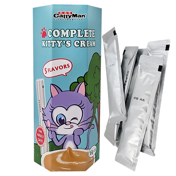 CattyMan Complete Kitty’s Cream жидкие лакомства для кошек — фото 1