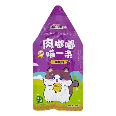 Cattyman Мус из утки, корм для котов и котят, пауч 55г, Cattyman Cream Mousse Duck