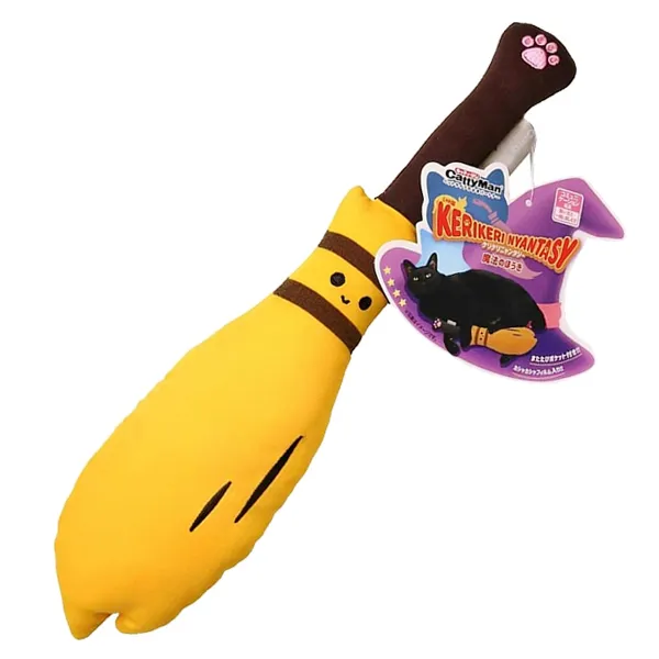 CattyMan Kick Toy Broom КЕТТІМЕН МІТЛА шурхотлива іграшка для котів — фото 1