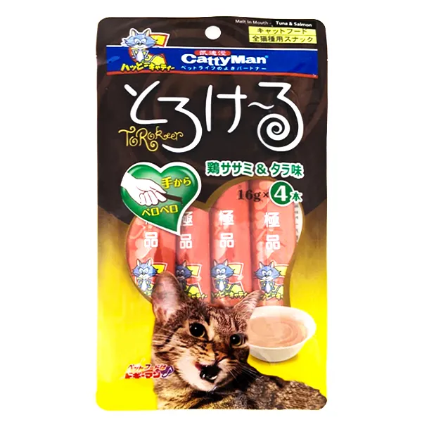 CattyMan Tuna&Salmon КЕТТІМЕН НАДЗВИЧАЙНО СМАЧНІ ТУНЕЦЬ ЛОСОСЬ рідкі ласощі для котів — фото 1