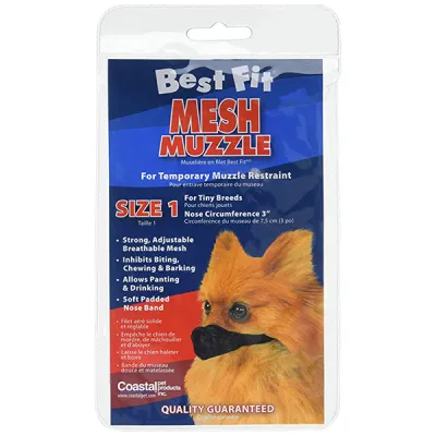 Намордник сітчастий Coastal Best Fit Mesh Muzzle, нейлон