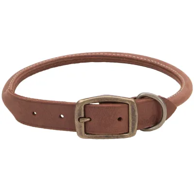 Coastal Circle-T Round Dog Collar КОСТАЛ СЕРКЛ-Т круглий шкіряний нашийник для собак, 1х40см