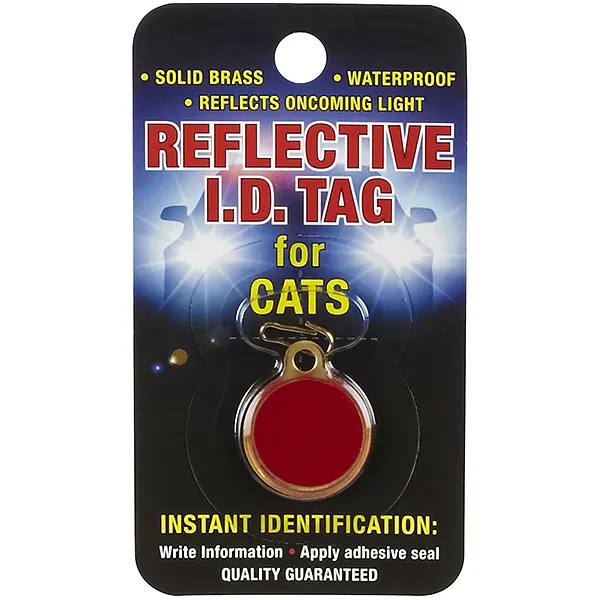Coastal ID Tag КОСТАЛ БРЕЛОК світловідбивний для адреси до нашийника для котів — фото 1