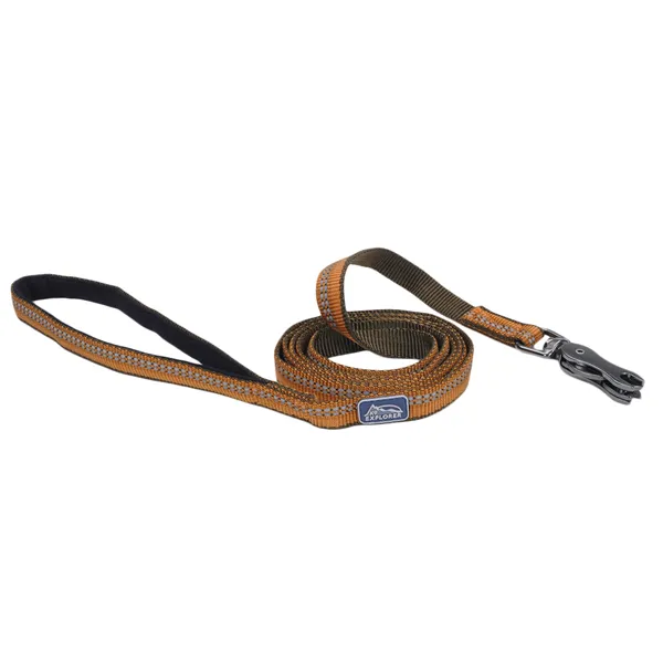 Coastal K9 Explorer Leash КОСТАЛ К9 ЕКСПЛОРЕР світловідбивний повідець для собак, 1.6смХ1.8м — фото 1