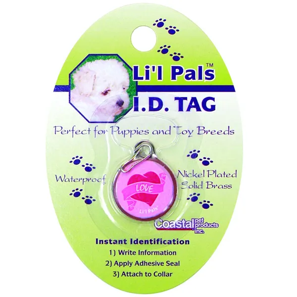 Coastal Li`l Pals ID Tag КОСТАЛ ЛІТТЛ ПЕЛС брелок для адреси до нашийника для собак та котів — фото 1