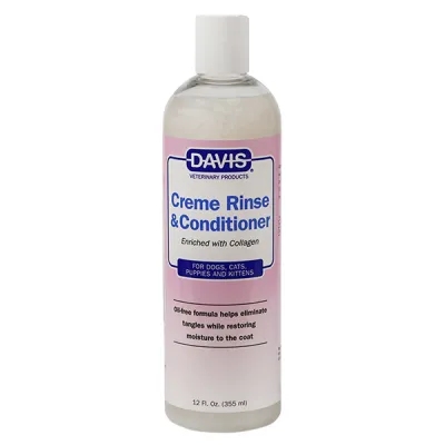 Davis Creme Rinse & Conditioner ДЕВІС КРЕМ РІНЗ ополіскувач та кондиціонер з колагеном для собак і котів, концентрат
