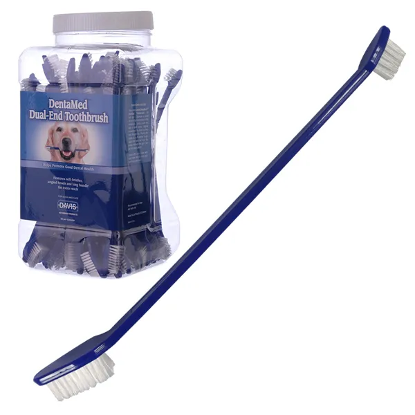 Davis Dentamed Dual-End Toothbrush ДЕВІС ЗУБНА ЩІТКА для собак і котів — фото 1