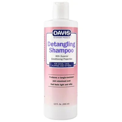 Davis Detangling Shampoo ДЕВІС ЛЕГКЕ РОЗЧІСУВАННЯ шампунь-кондиціонер від ковтунів для собак і котів, концентрат
