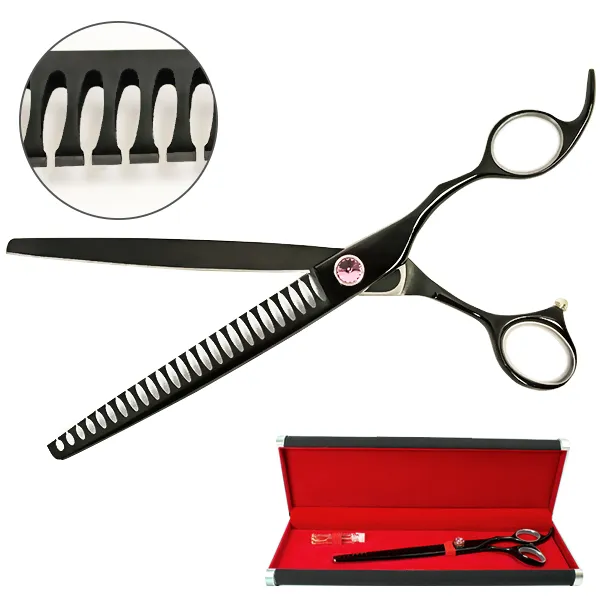 Филировочные шанкерные ножницы для стрижки собак Davis Majutsu Titanium Thinning — фото 1