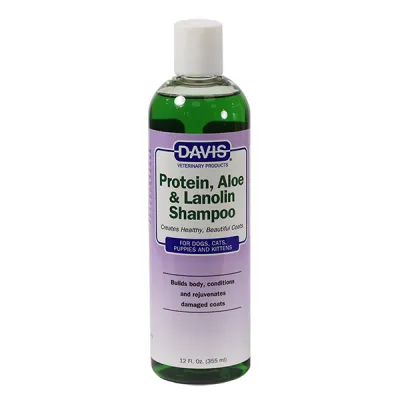 Davis Protein & Aloe & Lanolin Shampoo ДЕВІС ПРОТЕЇН АЛОЕ ЛАНОЛІН шампунь для собак і котів, концентрат