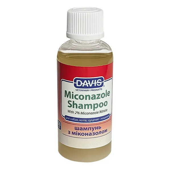 Шампунь дерматокосметичний з 2% нітратом міконазолу Davis Miconazole Shampoo — фото 1