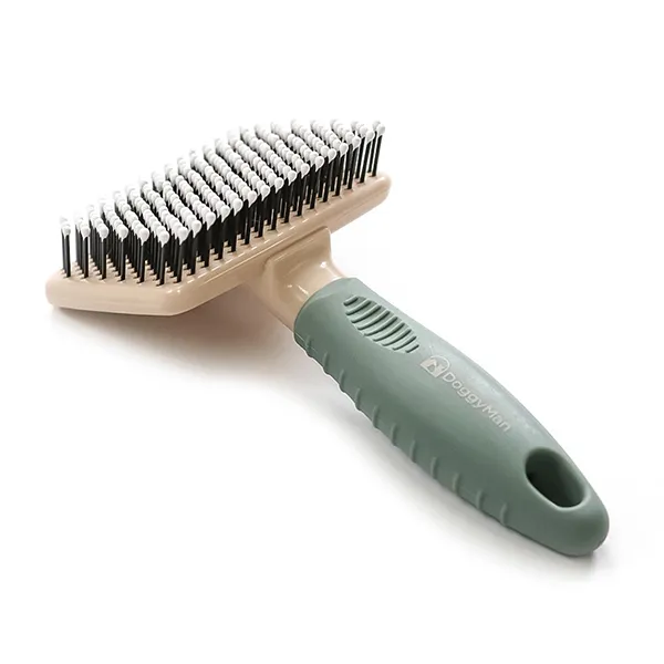 DoggyMan BS Soft Slicker Brush ДОГГІМЕН М’ЯКА ЩІТКА СЛІКЕР для собак і котів — фото 1